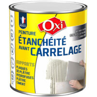 Imperméabilisant étanchéité avant carrelage 0,5 L – Prévention des infiltrations d'eau – Pour murs carrelés et pièces humides – OXI