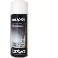 Nespoli – Peinture acrylique aérosol pour électroménager – Antirouille – Blanc – 0,4 L – Protection durable pour machines à laver et réfrigérateurs