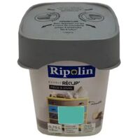 RIPOLIN Peinture Esprit Récup' Pièce à vivre Vert turquoise 0,75 L