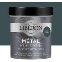 Peinture métallisée Libéron Métal Poudré Bleu cosmos 0,5 L