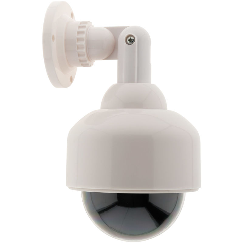 FISHTEC Camera Factice Exterieur CCTV - Fausse Camera de Videosurveillance  avec LED Clignotante - Panneau Solaire - Usage Exterieur/Interieur -  Équipements et sécurité pour la maison - Achat & prix