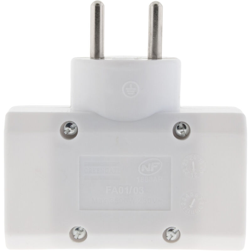 TRIPLITE TRIANGULAIRE PRISE Electrique Prise de Courant 3x16A