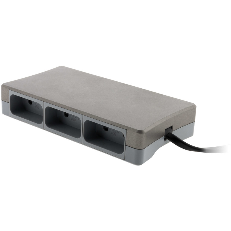 Rallonge Multiprise parasurtenseur 6 Prises – 4 Ports de charge USB Prise  Plate – 2500W – 2m – MP002 – EAS CI