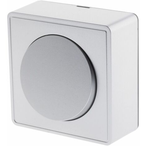 Bouton poussoir 10A en saillie Silver - Vulco - Zenitech