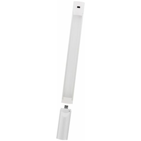 Zenitech – Réglette LED rechargeable USB avec capteur de présence – 50 lumens – Autonomie jusqu'à 120 jours – Température de couleur 4000K