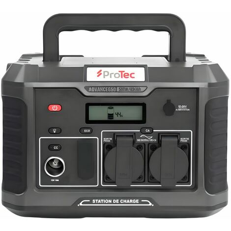 Générateur électrique portable Advance 650 – 600W – 634Wh – Onduleur pur sinus – 2 prises 230V – USB-C PD – IP54 – Protec (1/5)