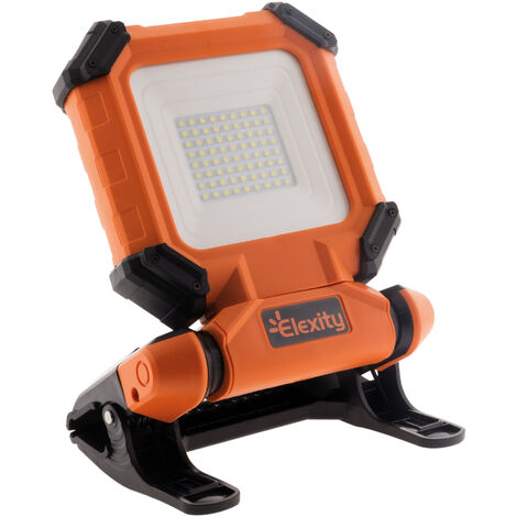 Projecteur de chantier sur batterie 15W 1700lm IP54 - Zenitech (1/5)