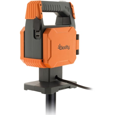 Projecteur de chantier sur trépied 2x15W 2500lm IP54 - Zenitech