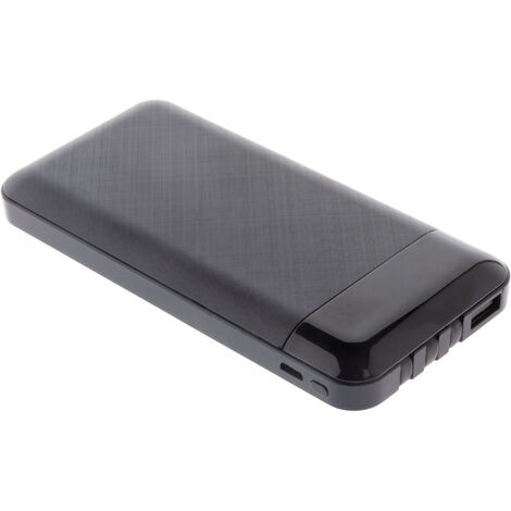 Powerbank Akashi 10000mAh Noir - Chargeur Externe 2 Ports USB + USB-C - Neuf