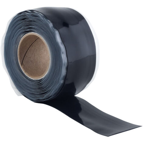 Zenitech – Ruban adhésif auto-amalgamant noir 3m – Épaisseur 25mm pour étanchéité maximale – Résistant à l'humidité et aux conditions extérieures