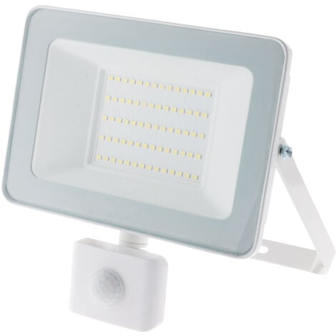 Projecteur LED de chantier - Technologie Sensor - 30W 3000lm IP44 6500K - Blanc - A+ - Zenitech