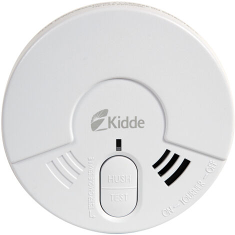 Kidde – Détecteur de fumée optique 9V – Alarme 85 dB – Installation facile avec support – Technologie anti-insectes