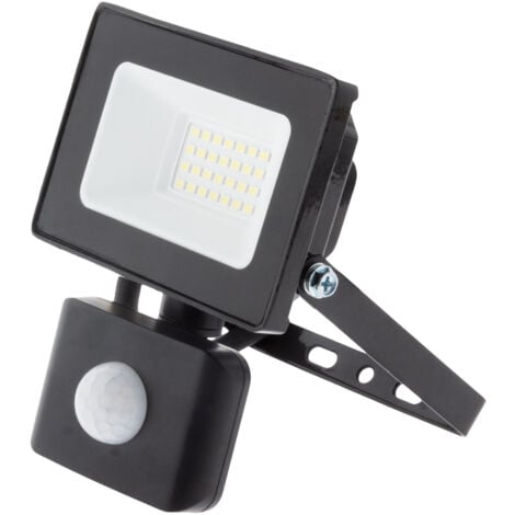 Projecteur LED de chantier - Technologie Sensor - 10W 900lm IP65 6500K - Noir - Zenitech
