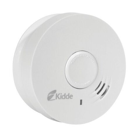 Kidde – Détecteur de fumée optique 10 ans – Alarme 85 dB – Installation facile au plafond – Fonction Hush® et anti-vandalisme