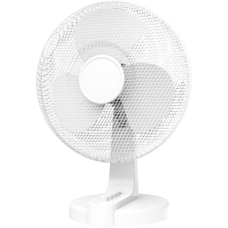 Ventilateur De Table Blanc 40cm 45w