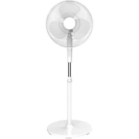 Mesko ventilateur sur pied silencieux et oscillant diamètre de 40 cm 3 vitesses
