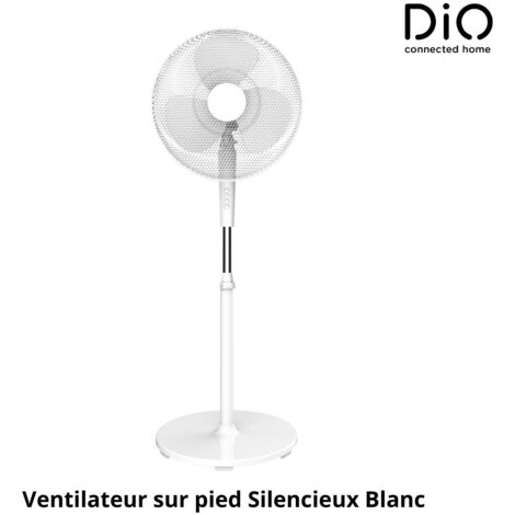 Ventilateur de bureau oscillant 12 30cm - Marque 123 - 3 vitesses