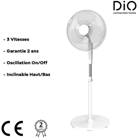 Ventilateur brumisateur de table avec 3 vitesses | Leroy Merlin