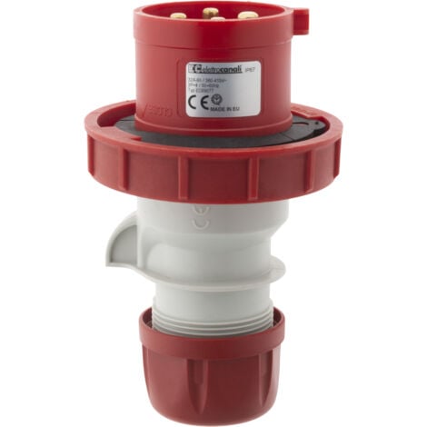 Fiche mâle IEC309 3P+T 32A - Zenitech
