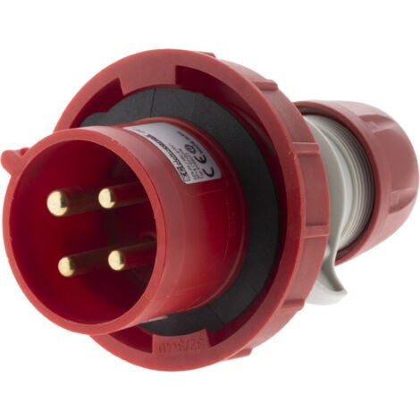 Fiche mâle IEC309 3P+T 32A - Zenitech