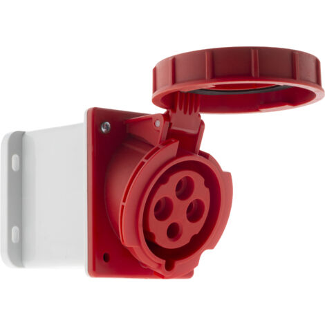 Socle IEC309 3P+T 32A - Zenitech (1/4)