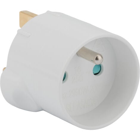Adaptateur France vers Angleterre - 13A - fusible brochable - Zenitech