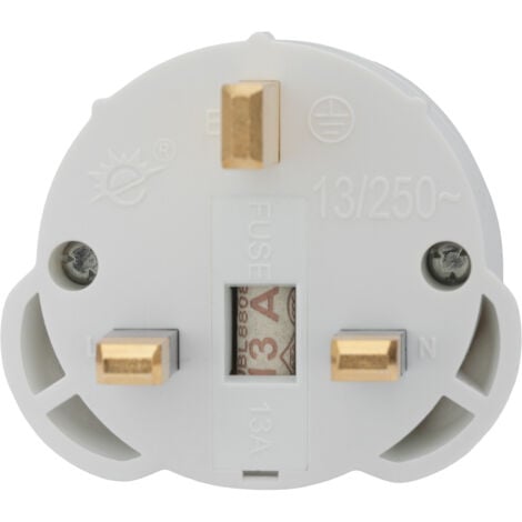 Adaptateur France vers Angleterre - 13A - fusible brochable - Zenitech