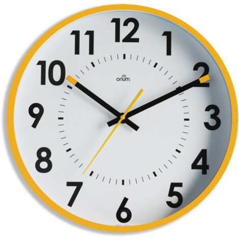 Horloge silencieuse Abylis Ø30cm - Ocre - Orium