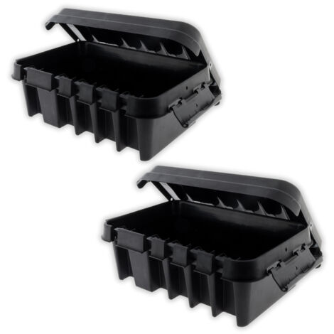 Zenitech – Lot de 2 boîtiers de raccordement étanche IP55 200x230x140mm – Protection contre poussières et projections d'eau – Pour installations extérieures