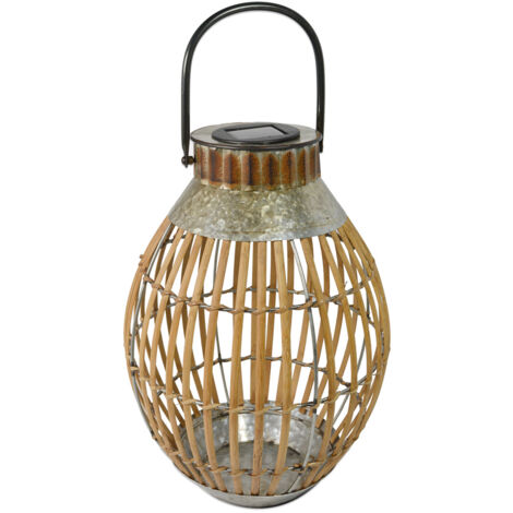 Lanterne solaire bambou h51cm - Orium (1/5)