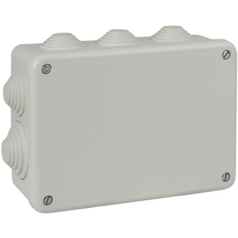 Boîte de dérivation rectangulaire IP55 - 10 entrées - 153 x 110 x 55 mm - Solera