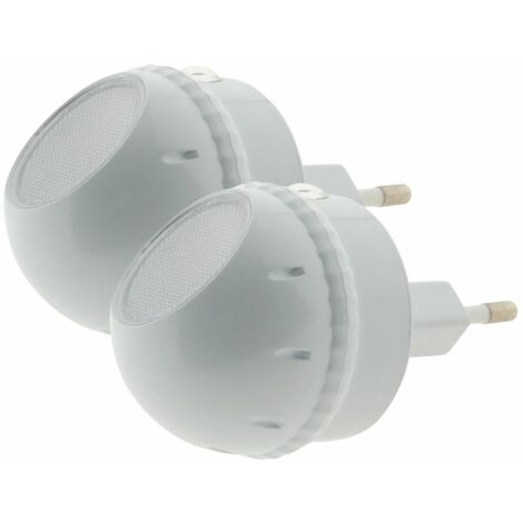 Lot de deux veilleuses LED orientables à 360° - Otio