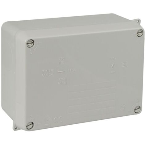 Boîte dérivation rectangulaire IP65 - 153 x 110 x 65 mm - Solera