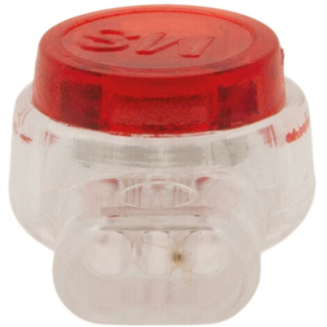 10 connecteurs 3E fils rigides 0,4 à 0,9 mm² + souples 0,4 à 0,65 mm² - Rouge - Blm (1/5)