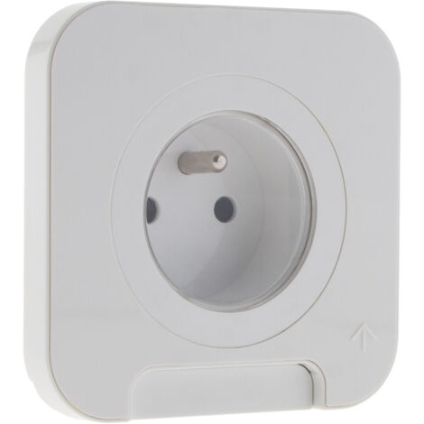 Prise étanche Cover IP44 16A - blanc - Protec (1/5)