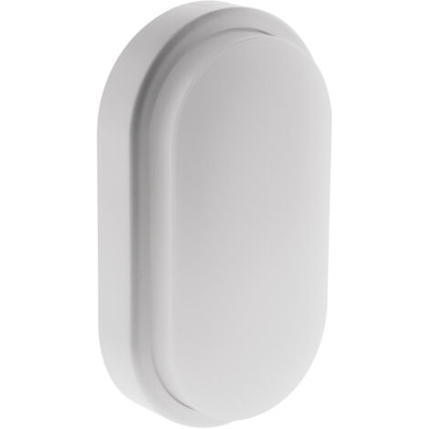 Zenitech – Hublot d'extérieur ovale LED 14W IP54 – 980 Lumens – Blanc neutre 4000K – Résistant aux intempéries IK06 – Installation facile