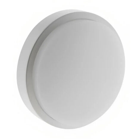 Zenitech – Hublot d'extérieur rond LED 14W IP54 – 980 lumens – Blanc neutre 4000K – Protection IK06 – Installation rapide en extérieur