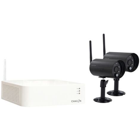 Kit de vidéosurveillance DVR sans fil + 2 caméras - Chacon (1/5)