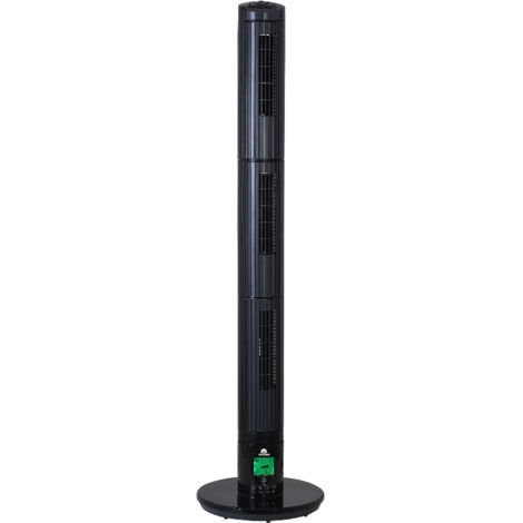 Ventilateur colonne 750m³/h triple turbine 35dB – 9 vitesses – Modes Normal, Naturel, Nuit – Ventilation efficace pour grands espaces – Symphony