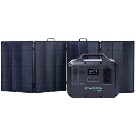 Batterie Portable STRONG P500 - 460,8Wh, 500W Max - Recharge Solaire/DC/voiture - Sorties AC/DC/USB-C PD100W - Pour Camping, Voyages, Urgences