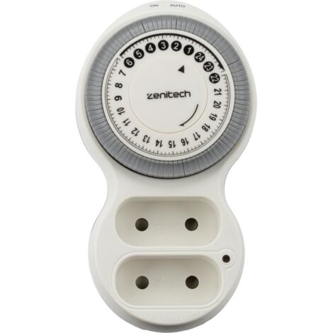 Biplite programmable 2x6A - Blanc - Bolea - Zenitech (1/5)