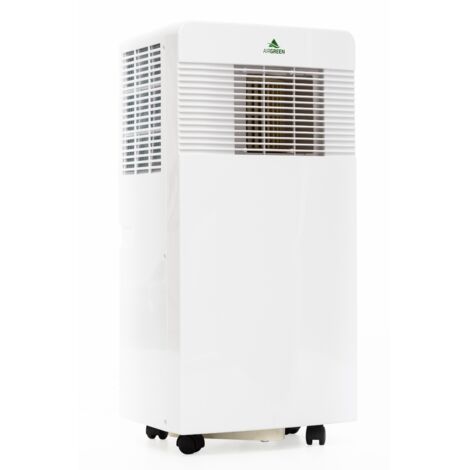 Climatiseur mobile silencieux 3100 W pour pièces jusqu'à 35 m² – 4 fonctions : ventilateur, déshumidificateur, désinfection – Télécommande incluse