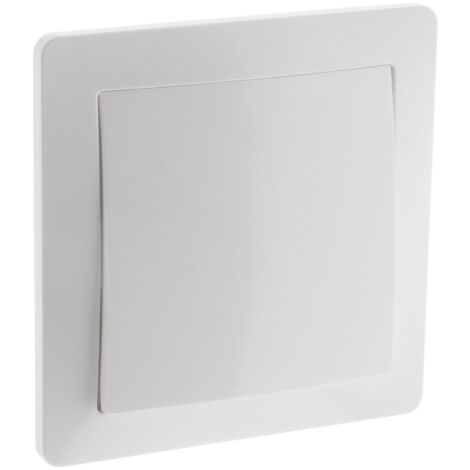 Bouton poussoir à voyant 10A - Blanc - Orys - Zenitech (1/5)
