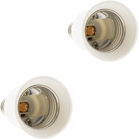 Lot de 2 adaptateurs douille E14/E27 - Zenitech (1/4)