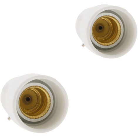 Lot de 2 adaptateurs douille B22/E14 - Zenitech (1/4)