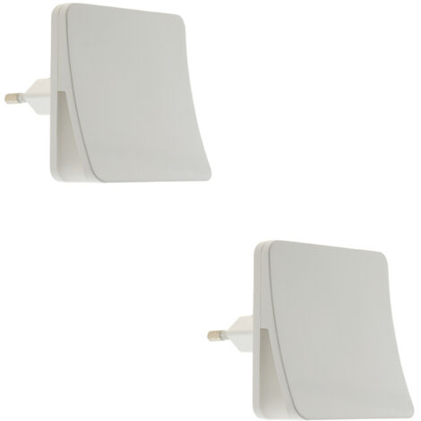 Lot de 2 veilleuses LED automatiques avec capteur jour/nuit - Otio (1/4)