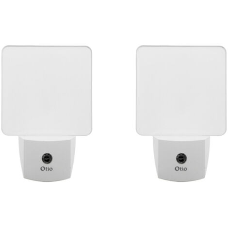 Lot de 2 veilleuses crépusculaires automatiques - blanc - Otio (1/5)