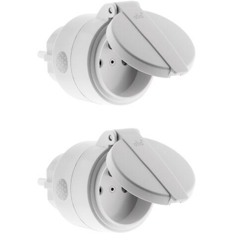 Lot de 2 prises connectées extérieur avec télécommande – Protection IP44 résistante intempéries – Portée 100 mètres – Application OtioHome