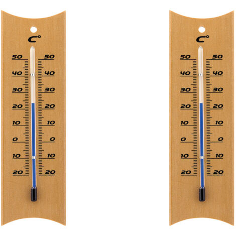 Lot de 2 thermomètres classiques à alcool - Otio (1/5)