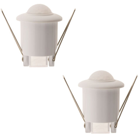 Lot de 2 minis détecteurs mouvement encastrables IP20 - Zenitech (1/5)